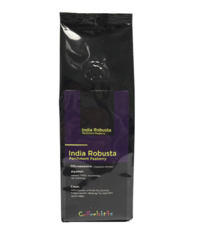 Кава у зернах Coffeelaktika India Robusta Parchment Peaberry 200г