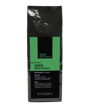 Кава у зернах Coffeelaktika Blend 100% Arabiсa 200г