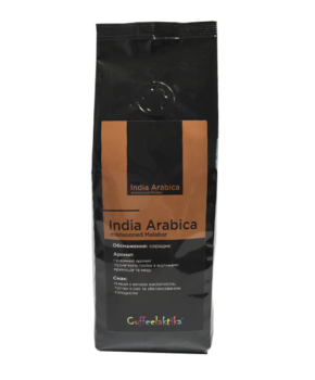 Кава у зернах Coffeelaktika India Arabica Monsooned Malabar 200г